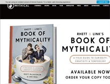 Tablet Screenshot of mythical.com